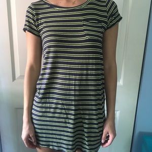 Striped T-shirt dress